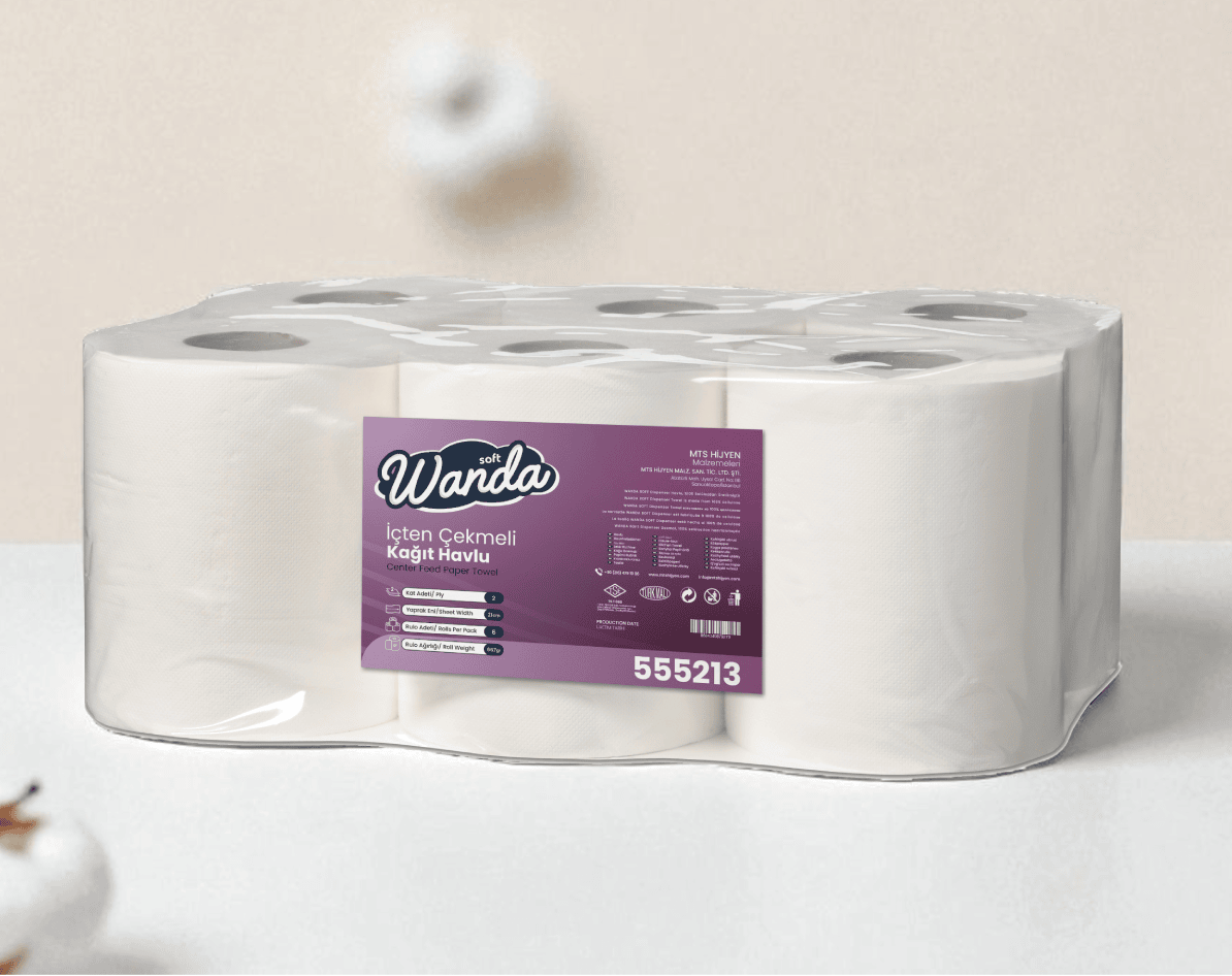 Wanda Soft İçten Çekmeli Kağıt Havlu